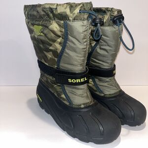 Sorel-Sz. 6 Camouflage Insulated & Detachable Lined Snow Command Boots